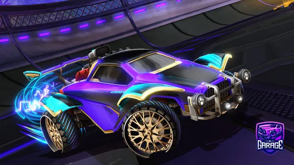 A Rocket League car design from stova