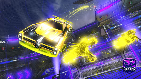 A Rocket League car design from Letsgo12