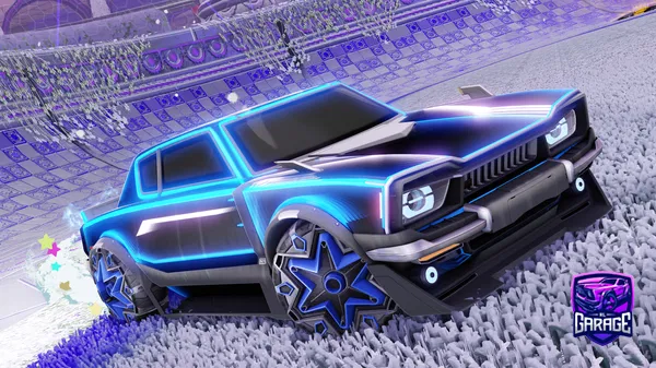 A Rocket League car design from Mrwaffel2009