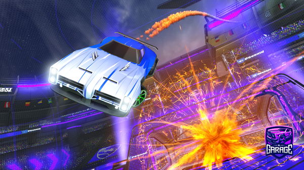 A Rocket League car design from MultipleFly1206