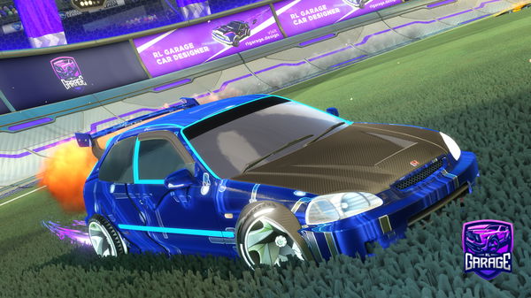 A Rocket League car design from futlfc