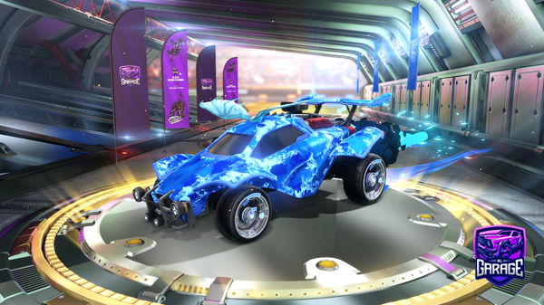 A Rocket League car design from Myusernameistigershark