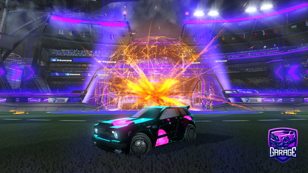 A Rocket League car design from mint999