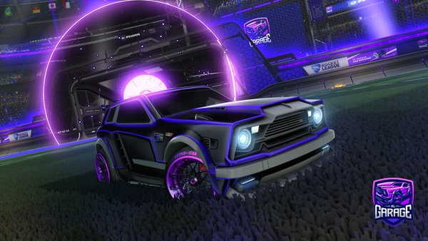 A Rocket League car design from Shadowcibille