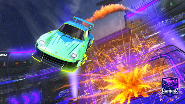 A Rocket League car design from lax16player