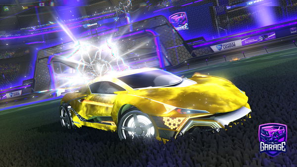 A Rocket League car design from Tophtoph