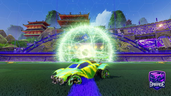 A Rocket League car design from MrZombieBoyXtrem