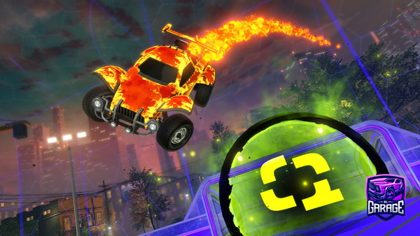 A Rocket League car design from CharG0ld_YT