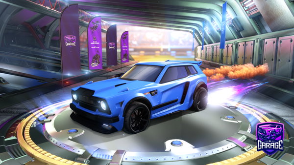 A Rocket League car design from Mujin