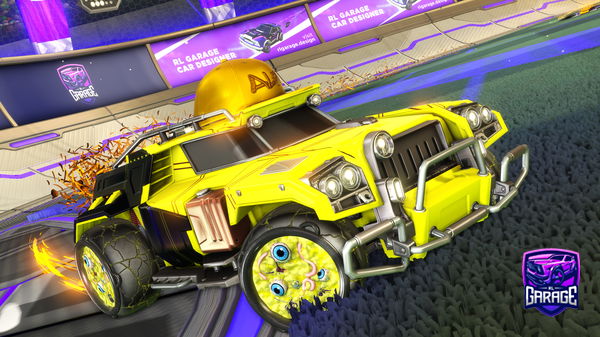A Rocket League car design from solky