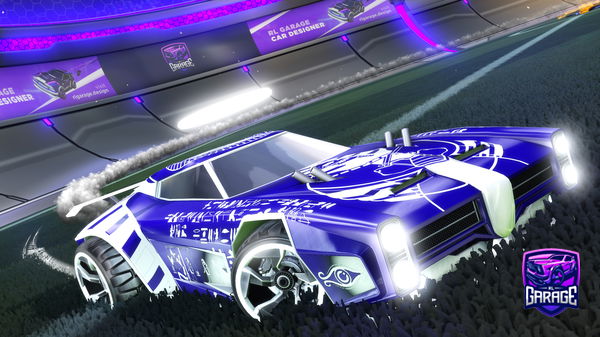 A Rocket League car design from DeathLlama55
