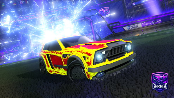 A Rocket League car design from R1kspy