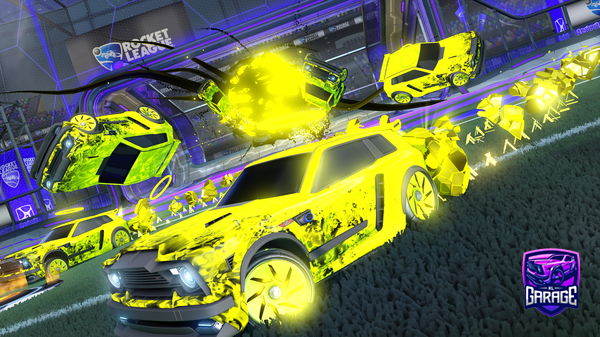 A Rocket League car design from TopBinner