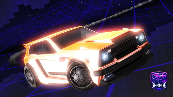 A Rocket League car design from MellowSeshRL