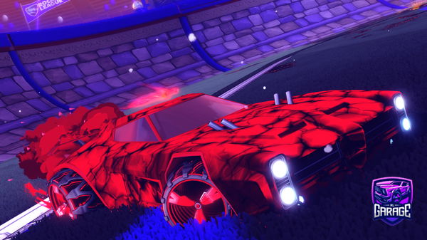A Rocket League car design from crackialv1