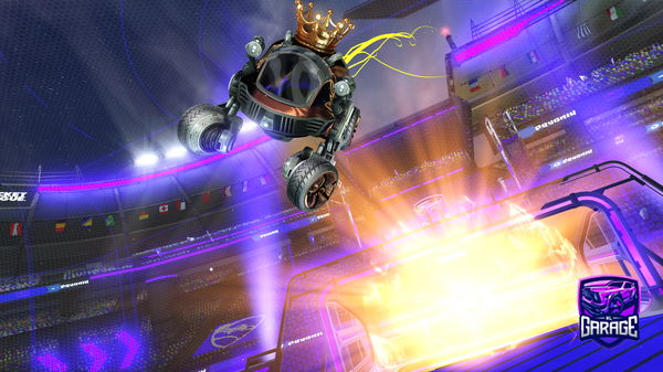 A Rocket League car design from hee