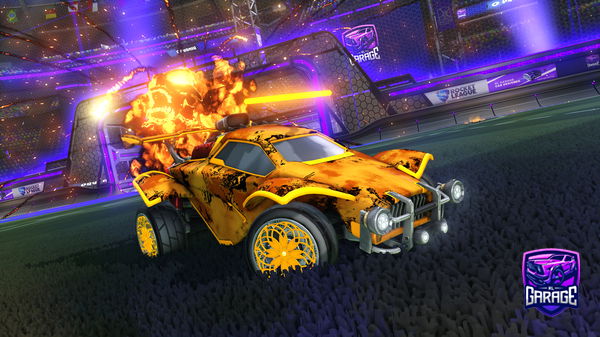 A Rocket League car design from NightRid3r