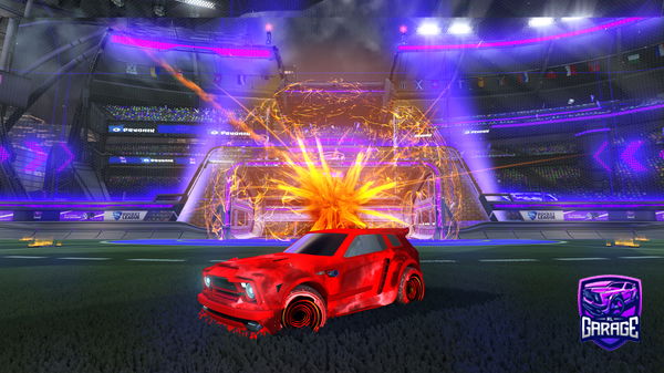 A Rocket League car design from PiggelsWorth