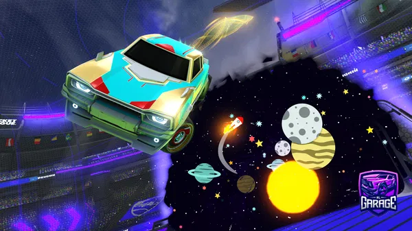 A Rocket League car design from Mitsouku2212