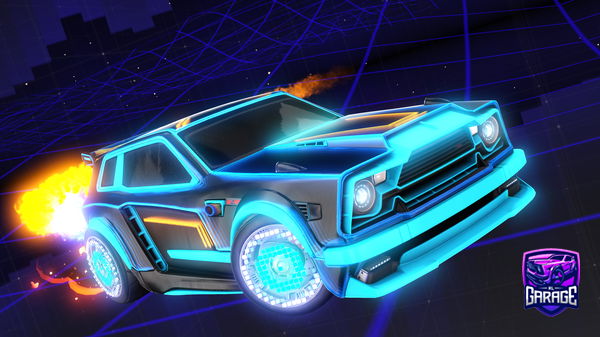 A Rocket League car design from takienintendo