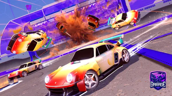 A Rocket League car design from MUJIGUARA
