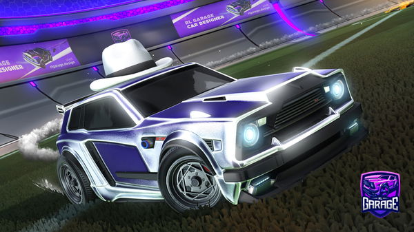 A Rocket League car design from GalaxyVerse