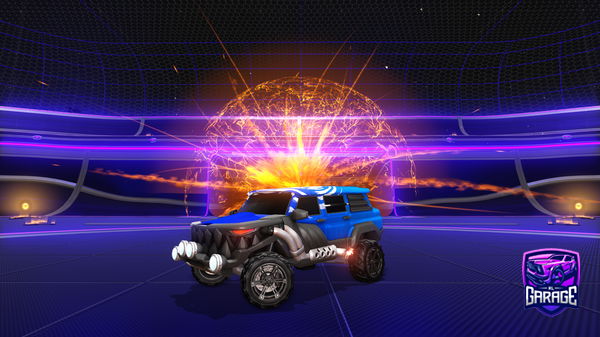 A Rocket League car design from WoodyGoose615