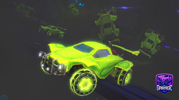 A Rocket League car design from ticarbide