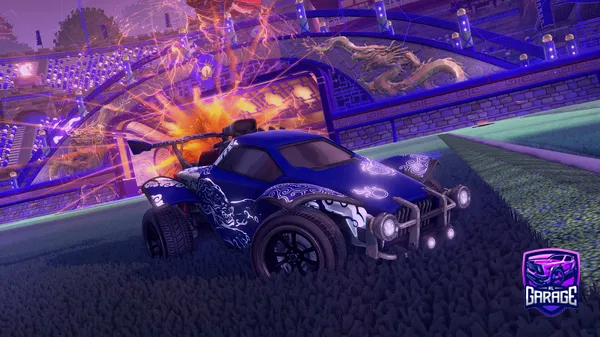 A Rocket League car design from hridaya