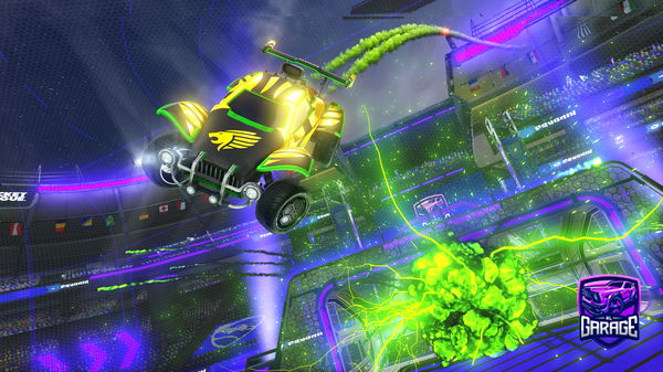 A Rocket League car design from DRACHENTRAX