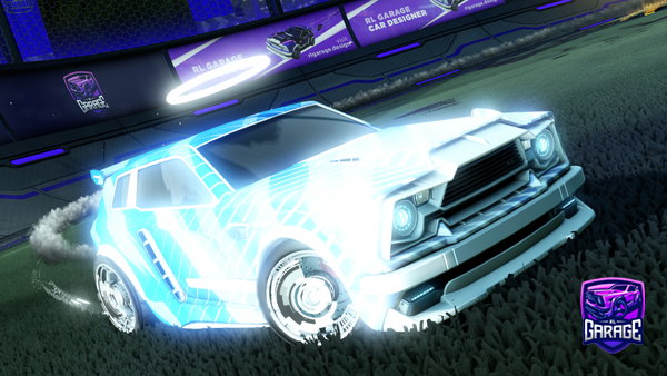 A Rocket League car design from Roanz