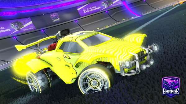 A Rocket League car design from XxDudov123xX