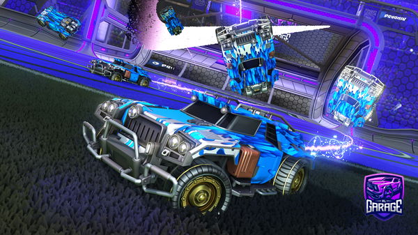 A Rocket League car design from mielx