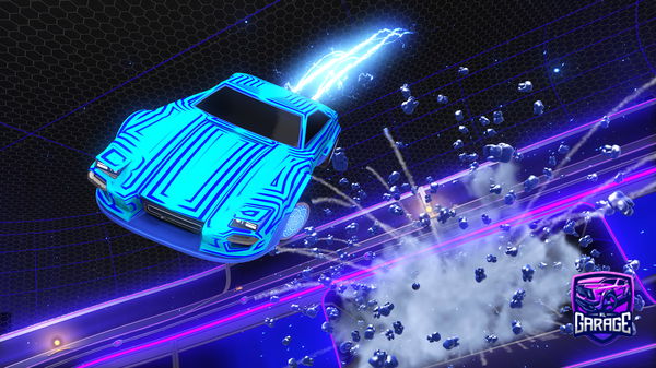 A Rocket League car design from Mc_FLY7996