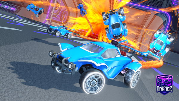 A Rocket League car design from GamerFrog032