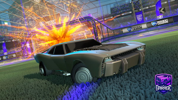 A Rocket League car design from WAMB0