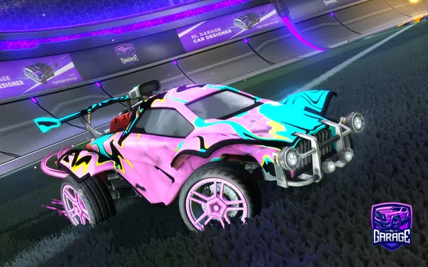 A Rocket League car design from Jasonkami