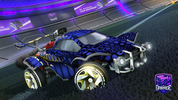 A Rocket League car design from TheHoldebeb