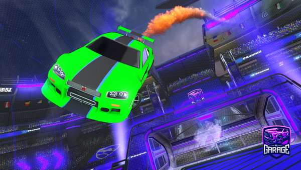 A Rocket League car design from Jermo125tx