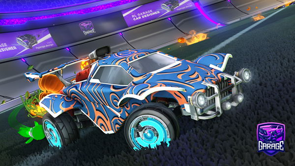 A Rocket League car design from SideXues