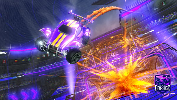 A Rocket League car design from Cor721