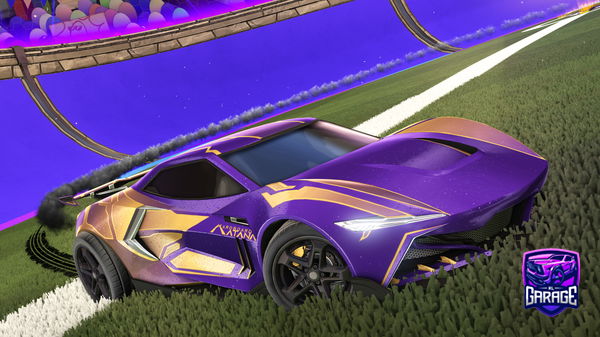 A Rocket League car design from HagardNebula