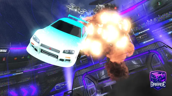 A Rocket League car design from CRUEL13