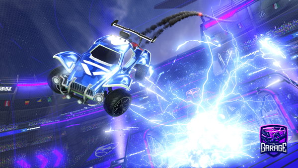 A Rocket League car design from nightts