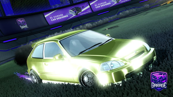 A Rocket League car design from Dragoncitow