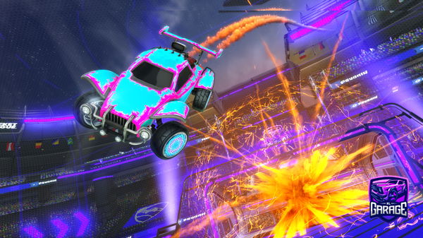 A Rocket League car design from PapiDavid