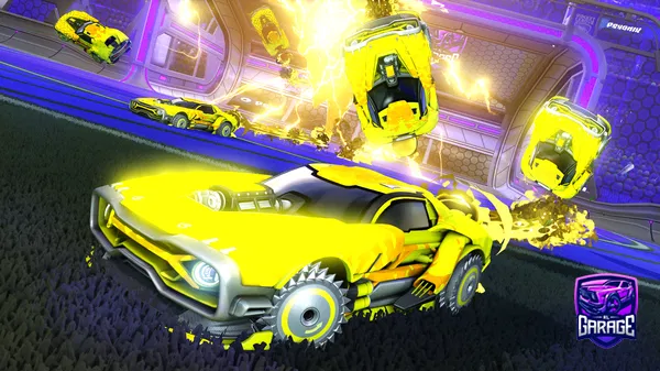 A Rocket League car design from dinogod444