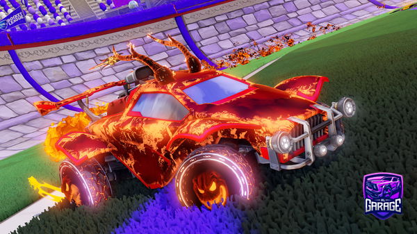 A Rocket League car design from Geckodesigner