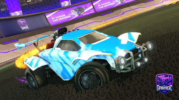 A Rocket League car design from Crayonzs