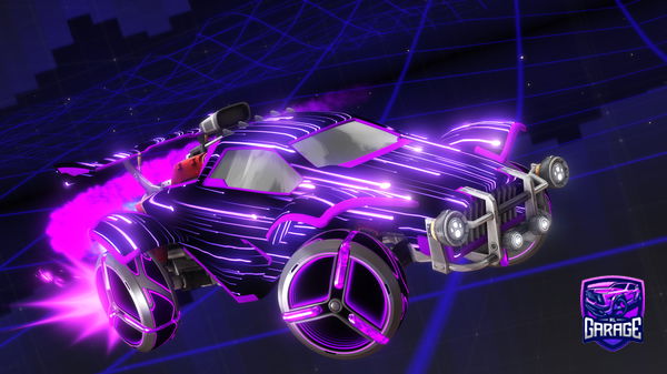 A Rocket League car design from corbo-_-